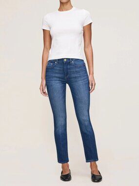 DL1961 Mara Straight Mid Rise Instasculpt Ankle Jeans Women's 30 EUC